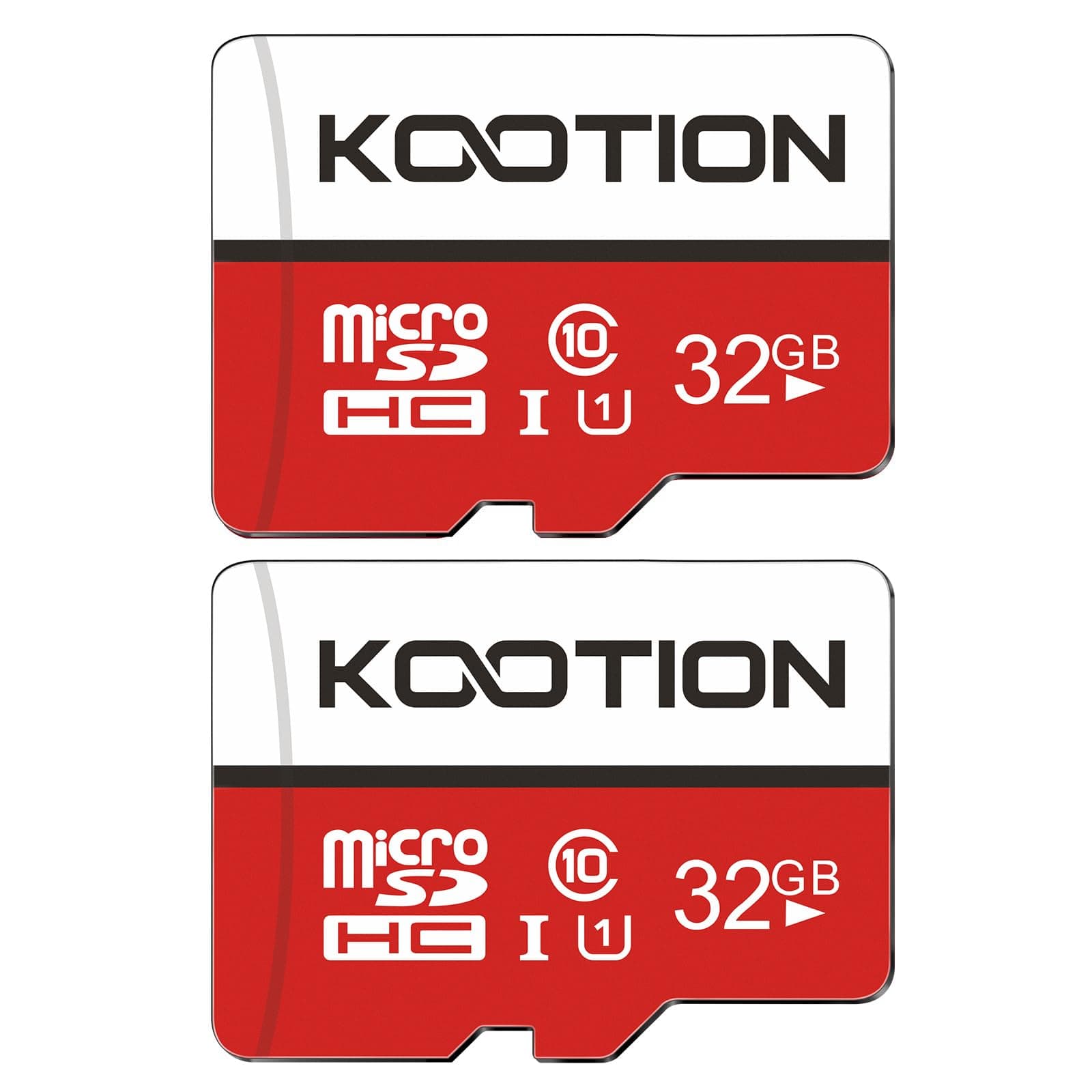 32GB Micro SD Card 2-Pack Class 10 Micro SDHC Card UHS-I Memory Card, High Speed TF Card, C10, U1, 32 GB