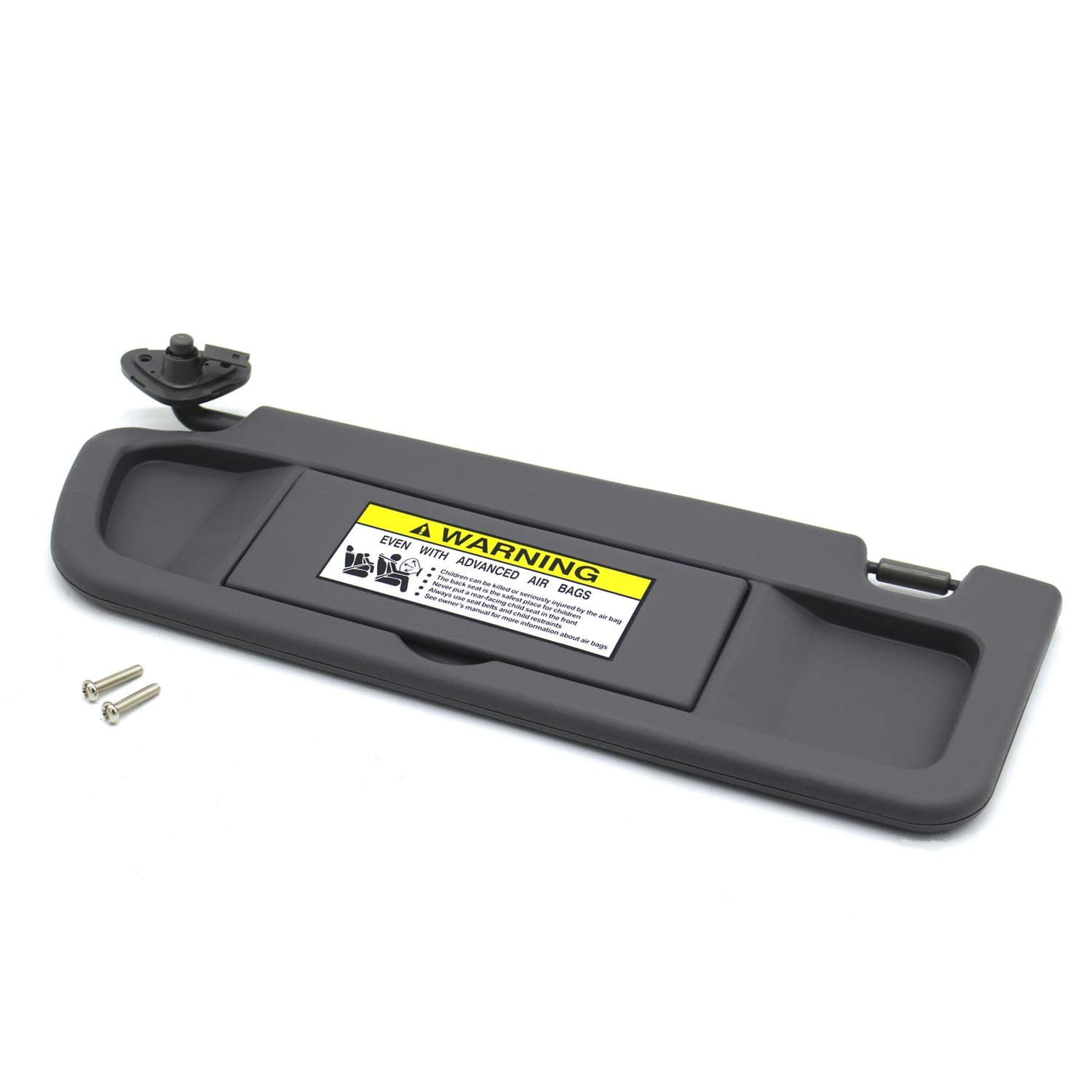 Ezzy Auto Atlas Gray Left Driver Side Sun Visor for Honda Civic 2006 2007 2008 2009 2010 2011 EX LX Sedan SI Coupe 83280-SNA-A01ZA