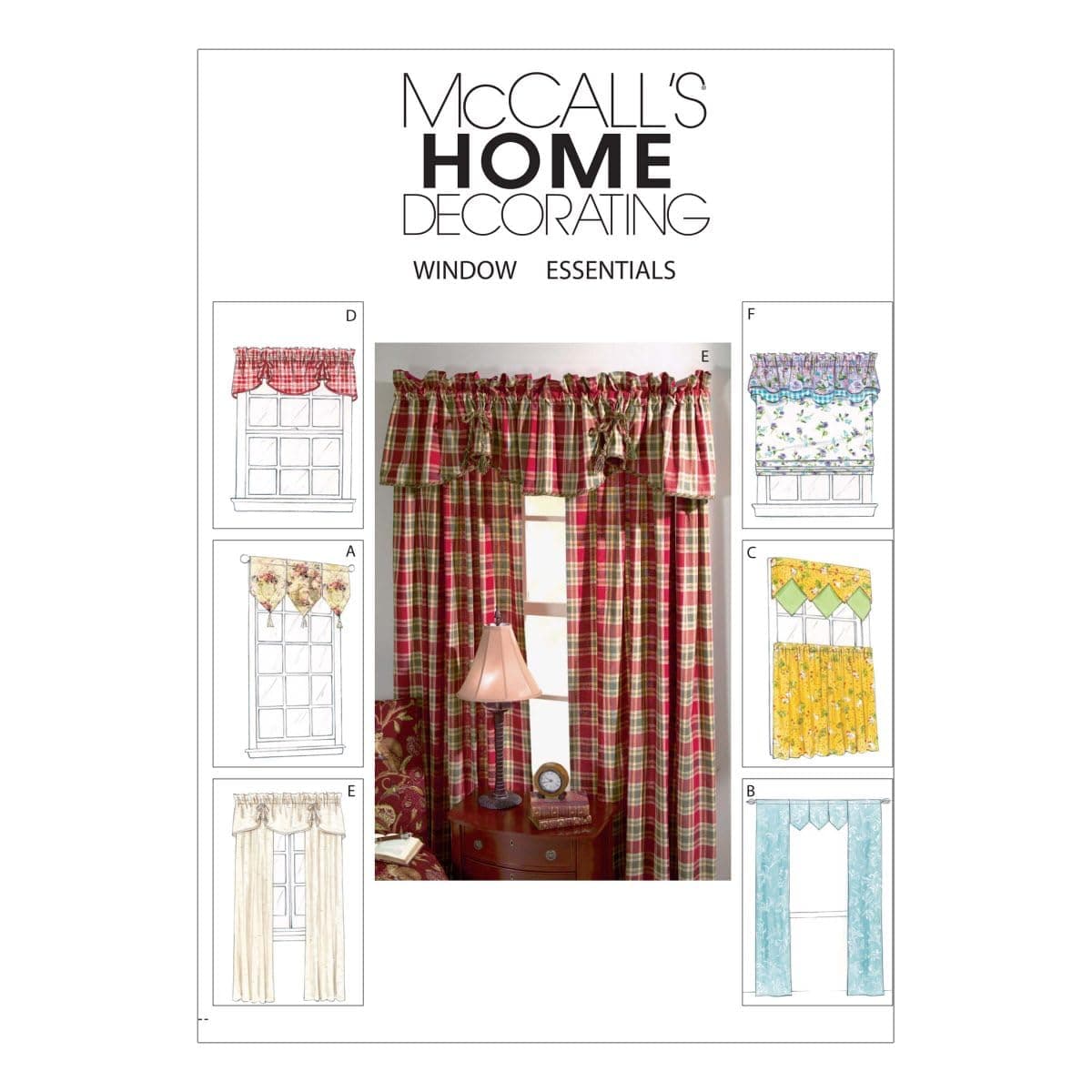 McCall's Patterns M4408 Window Essentials (Valances and Panels)
