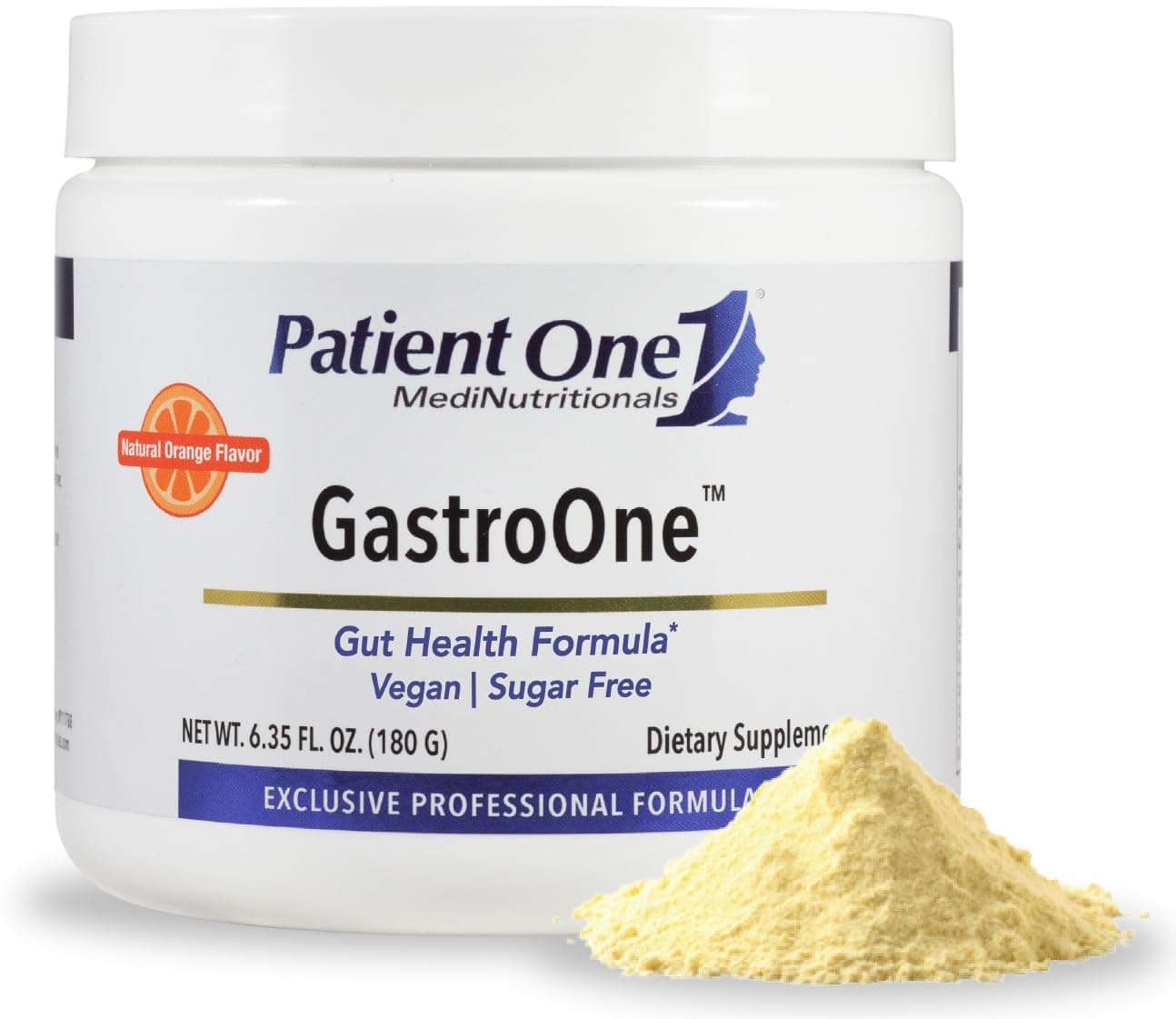 Patient One GastroOne | Powder Supplement to Support GI Lining and Gut and Digestive Health* | with Glutamine, DGL, Ginger, nAG and More | 6.35 oz