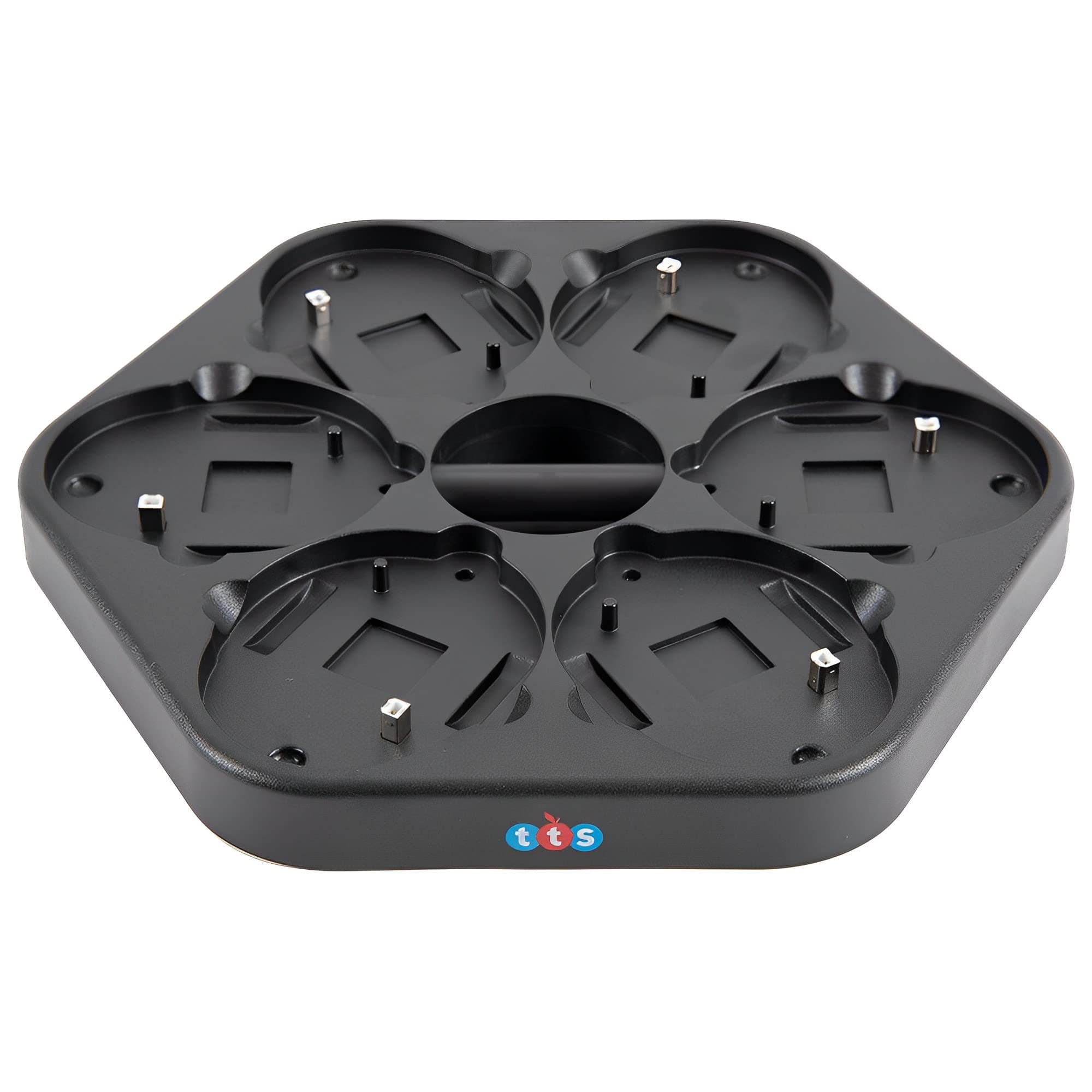 TTS Rechargeable Docking Station with USB Cable for Bee-Bot or Blue-Bot, Up to 6 Slots Charging Dock for Educational Programmable Floor Robots