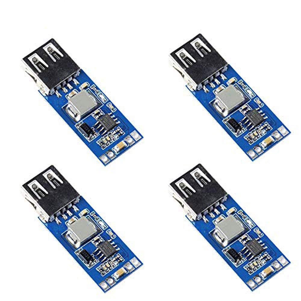 9V/12V/24V to 5V USB Step Down Power Module DC-DC 7.5V-28V to 5V 3A Precise Vehicle Charger Buck Voltage Converter Module 4Pcs