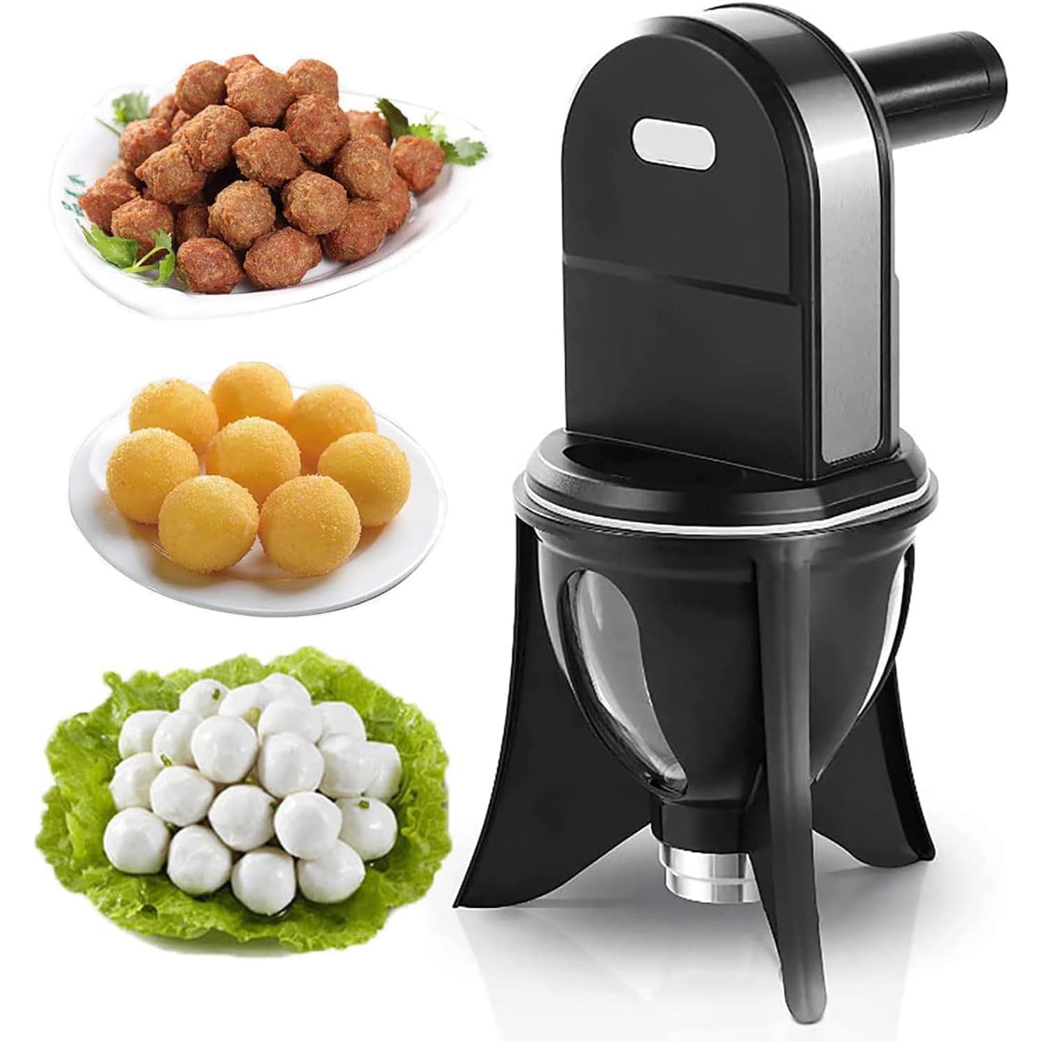 Automatic Meatball Forming Machine, 3pcs/time, Aperture 1.5CM, Small Automatic Sweet Dumpling Machine Meatball Maker Making Machine, Perfect for Your Kitchen