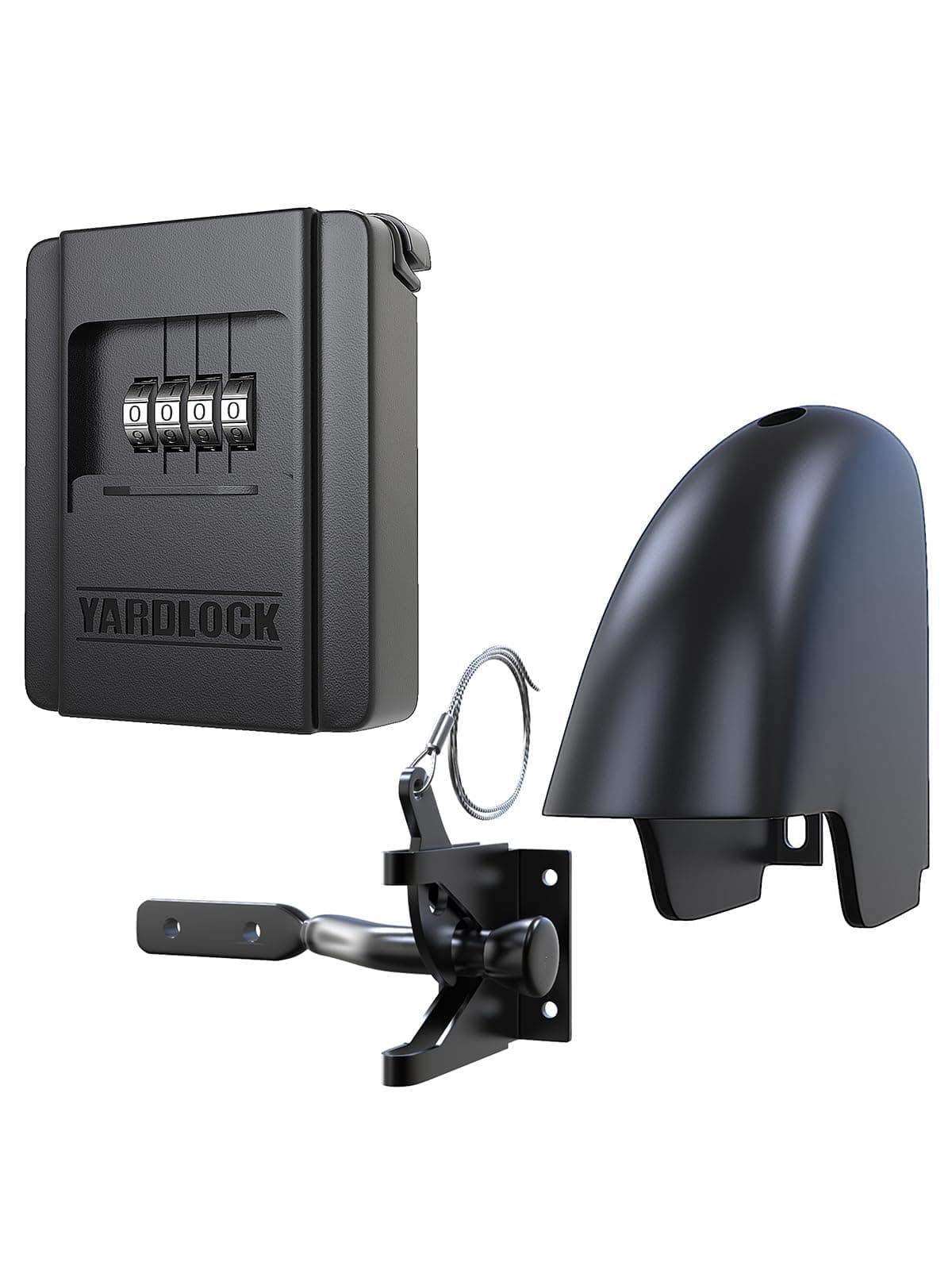 Yardlock Keyless Gate Lock – Secure Fence Lock and Latch – Strong Durable System Regular – 1-Pack