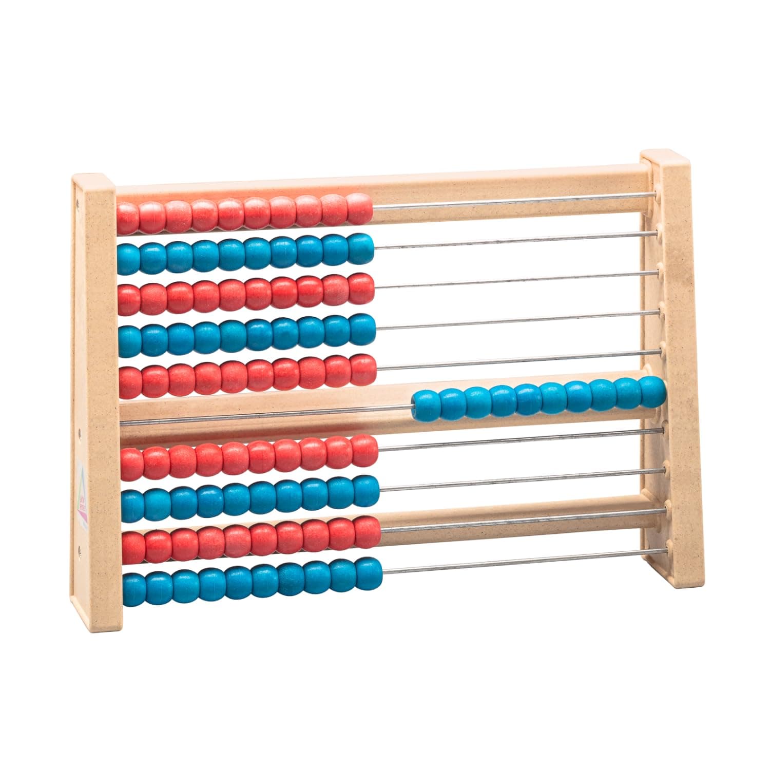 active learning 100 Student´S Abacus, RE-Wood Red/Blue