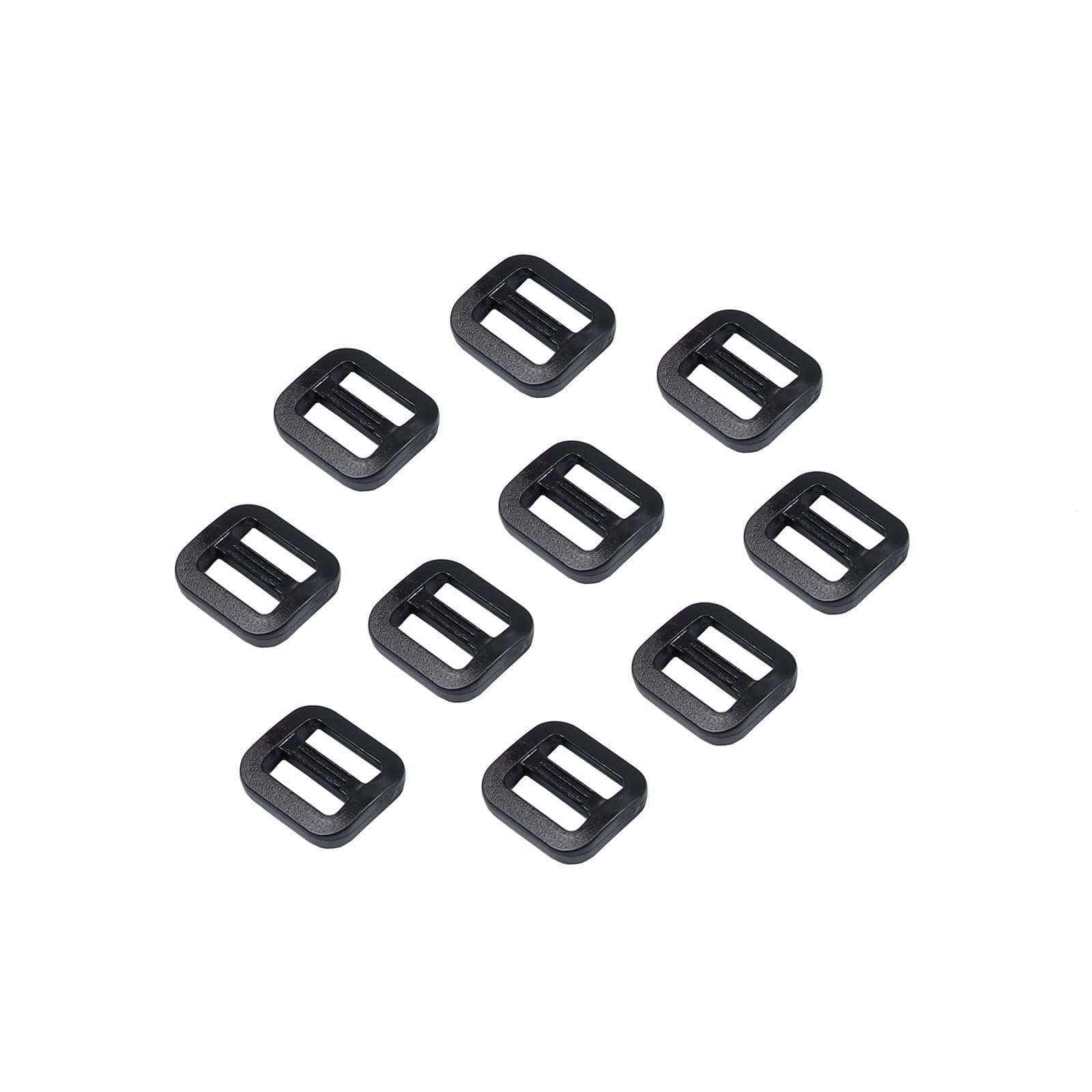 Tri glide Slider,Strong Plastic Tri Glide Slides Adjustable Slide Buckle Strap sliders Adjusters for Backpack Belt Strap