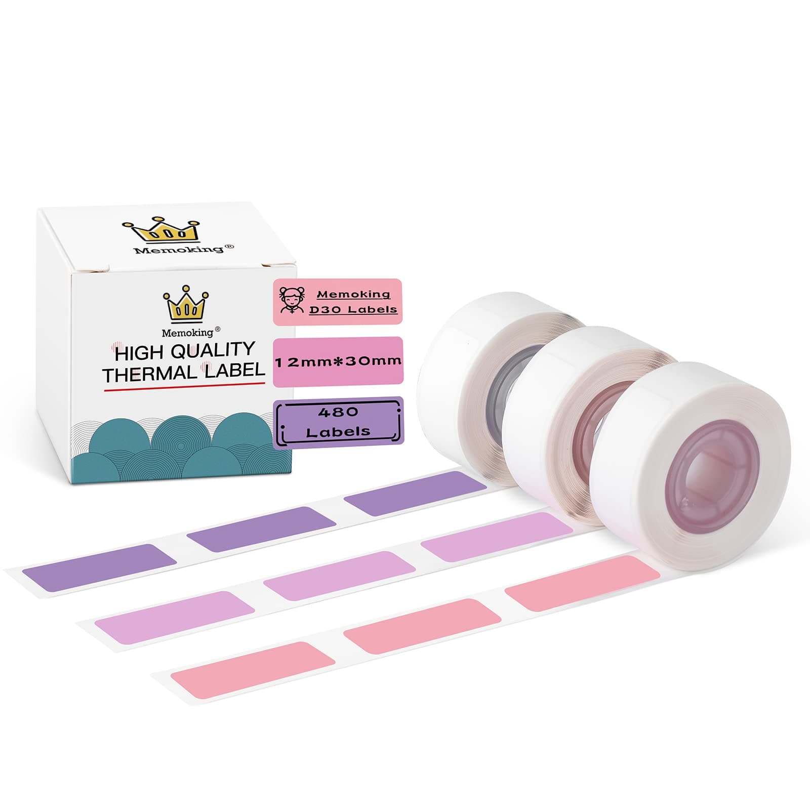 M02 Label - Label Maker Paper Pattern Label (Renus) Thermal Printer Paper 14x50mm/0.55x1.1045