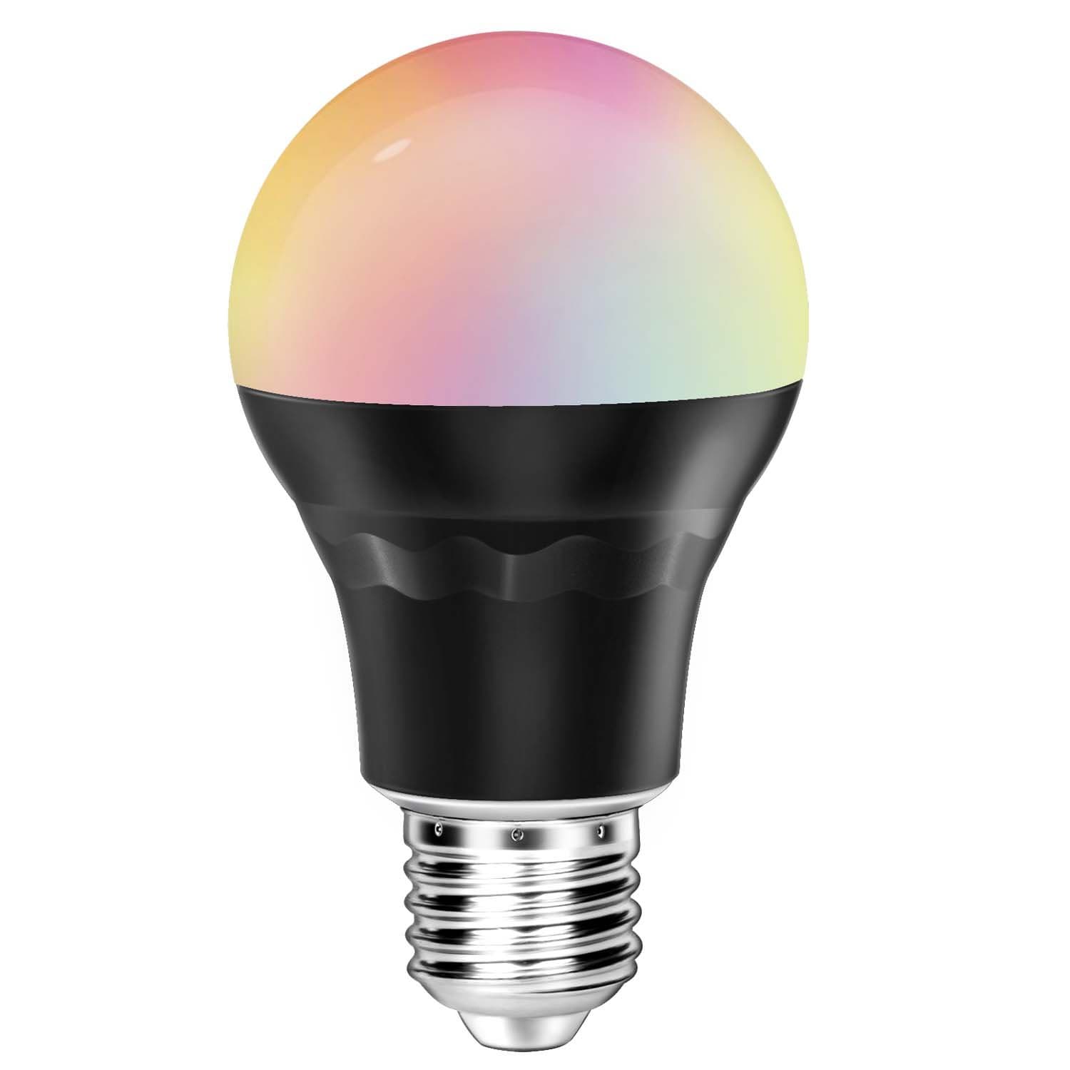 TOPOO Smart LED Light Bulb, Bluetooth App Smartphone Controlled, Dimmable Night Light, Party Light Bulb, 7.5Watts, No WiFi Hub Needed