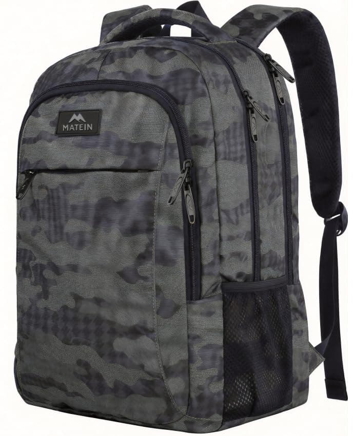 MATEIN 17.3 Inch Computer Backpack, Extra Large TSA Friendly Travel Laptop Backpack, Anti Theft Carry On Flight Approved Business Work College Backpack Bag for Men Women Gift