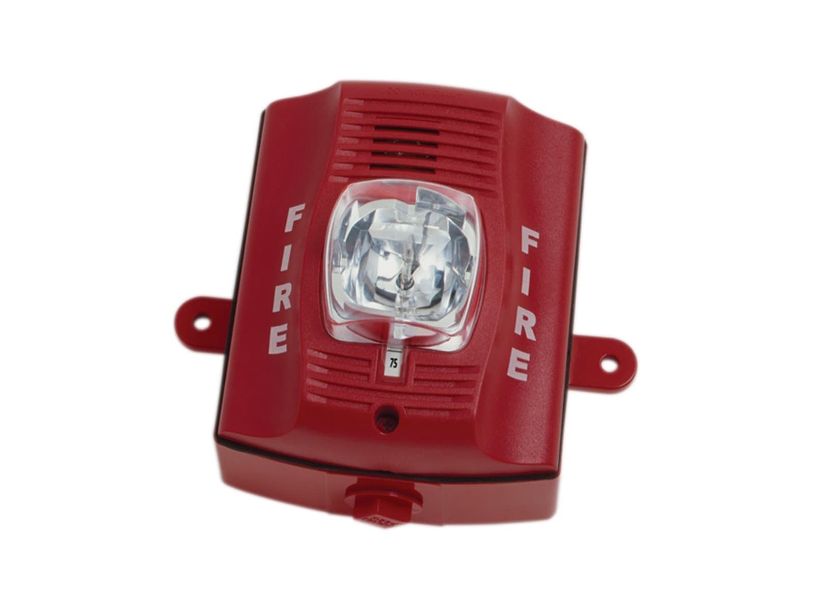 Brickhouse Security SecureGuard 30 Days Battery Life 4G Cellular Data HD Non-Functional Fire Alarm Strobe Light Camera B-Link Secure