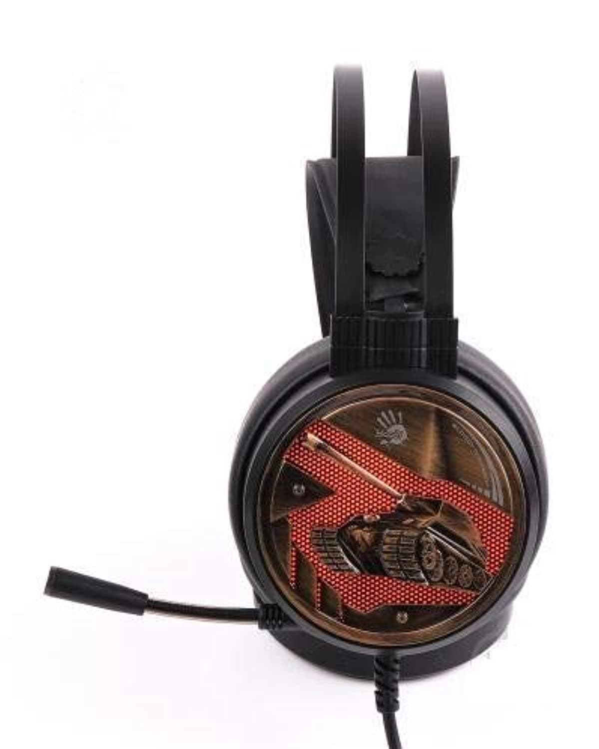 Bloody Headset With Single Orange Lighting, Usb Black