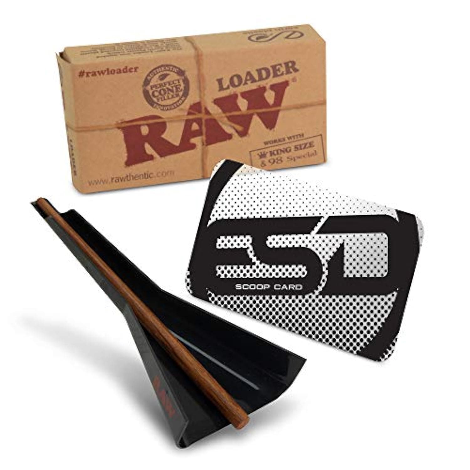 RAW Cone Loader Compatible with King Size and 98 Special Pre Rolls | Simple Time Efficient Cone Loading Accessory to Pack Perfect Prerolls