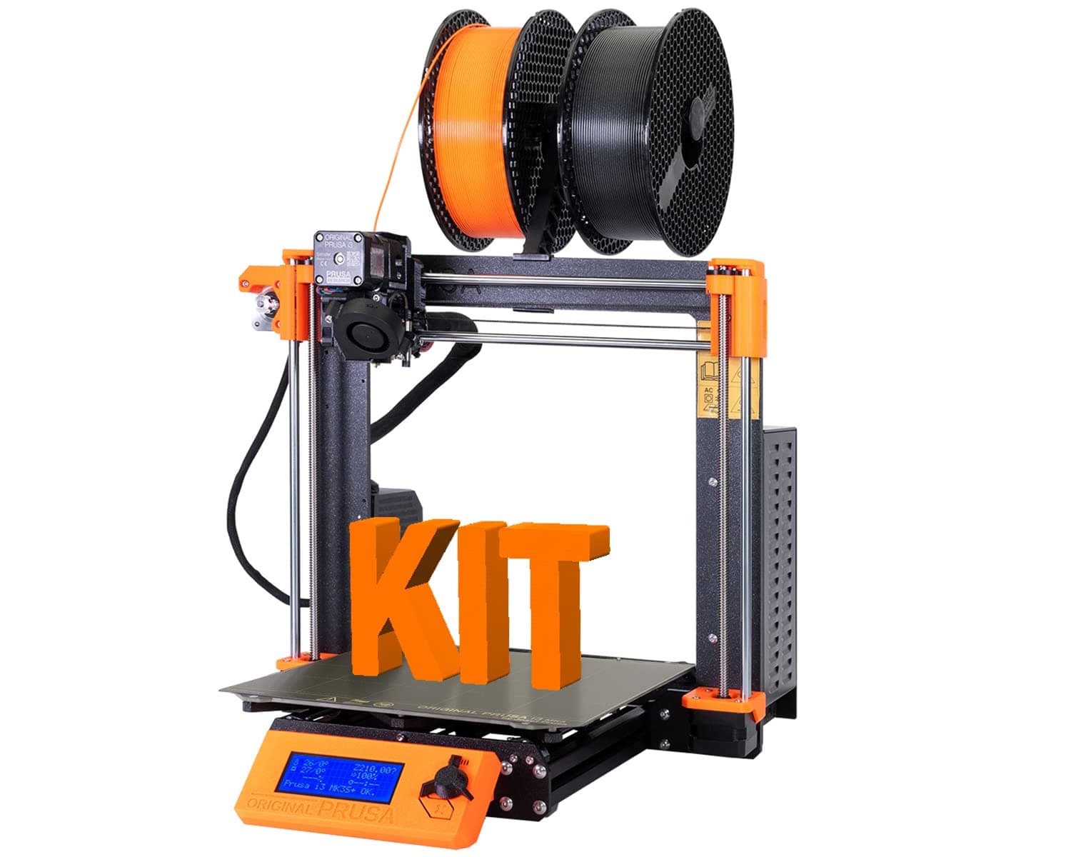 Original Prusa i3 MK3S+ 3D Printer kit, Removable Print Sheets, Beginner-friendly 3D Printer DYI Kit, Fun to Assemble, Automatic Calibration, Filament sample Included, Print Size 9.84×8.3×8.3 in.