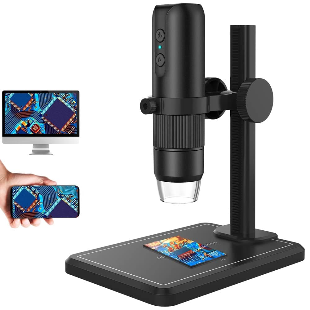 Digital Microscope Newest 1600X Professional USB Microscope With 8 LED Endoscope Camera Magnifier For Phone PC Coin Soldering Tool