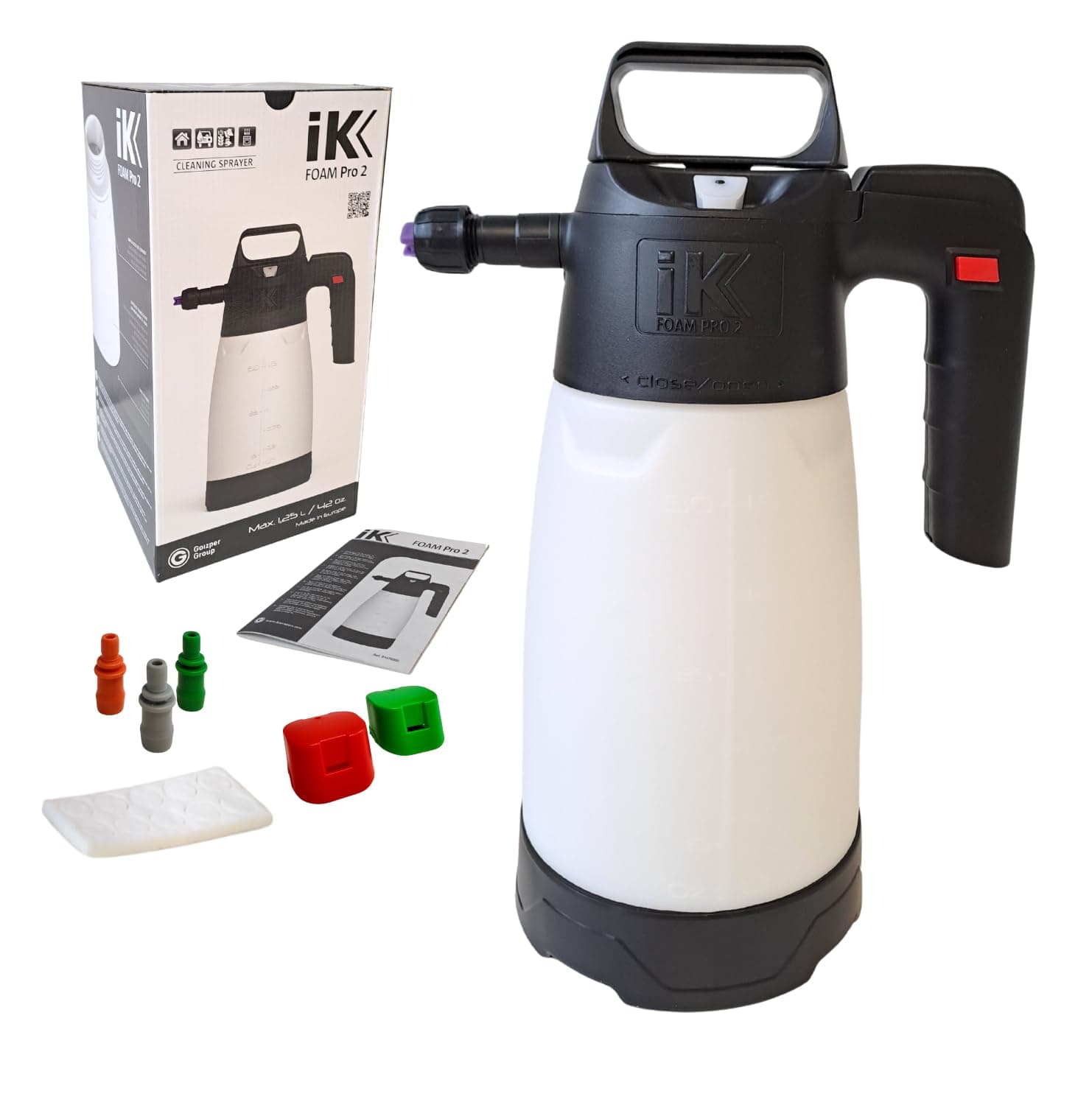 IK Foam PRO 2, Professional Foam Sprayer, Black and White