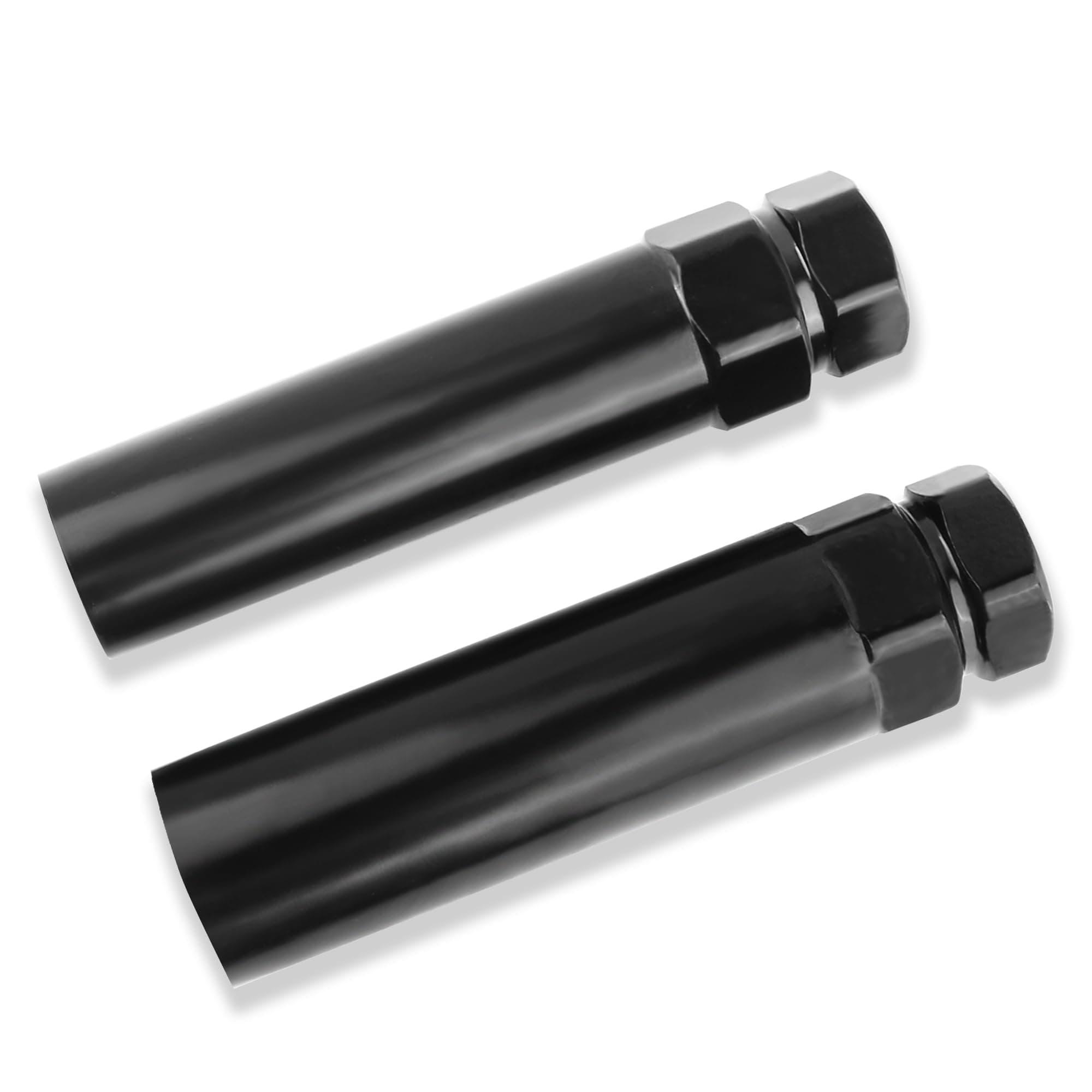 Junecarp 2PCS Lug Nut Socket Set Includes 6 & 7 Spline Lug Nut Key,M12/M14 Spline Socket Set for Locking Lug Nut Key Replacement,Universal Car Accessories Wheel Lock Removal Kit