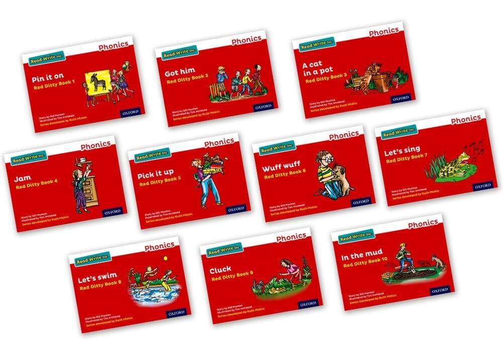 Read Write Inc. Phonics: Red Ditty Books Mixed Pack of 10