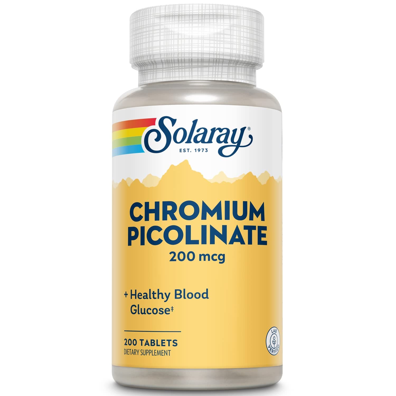 Solaray - Chromium Picolinate 200 Mcg. Tablets