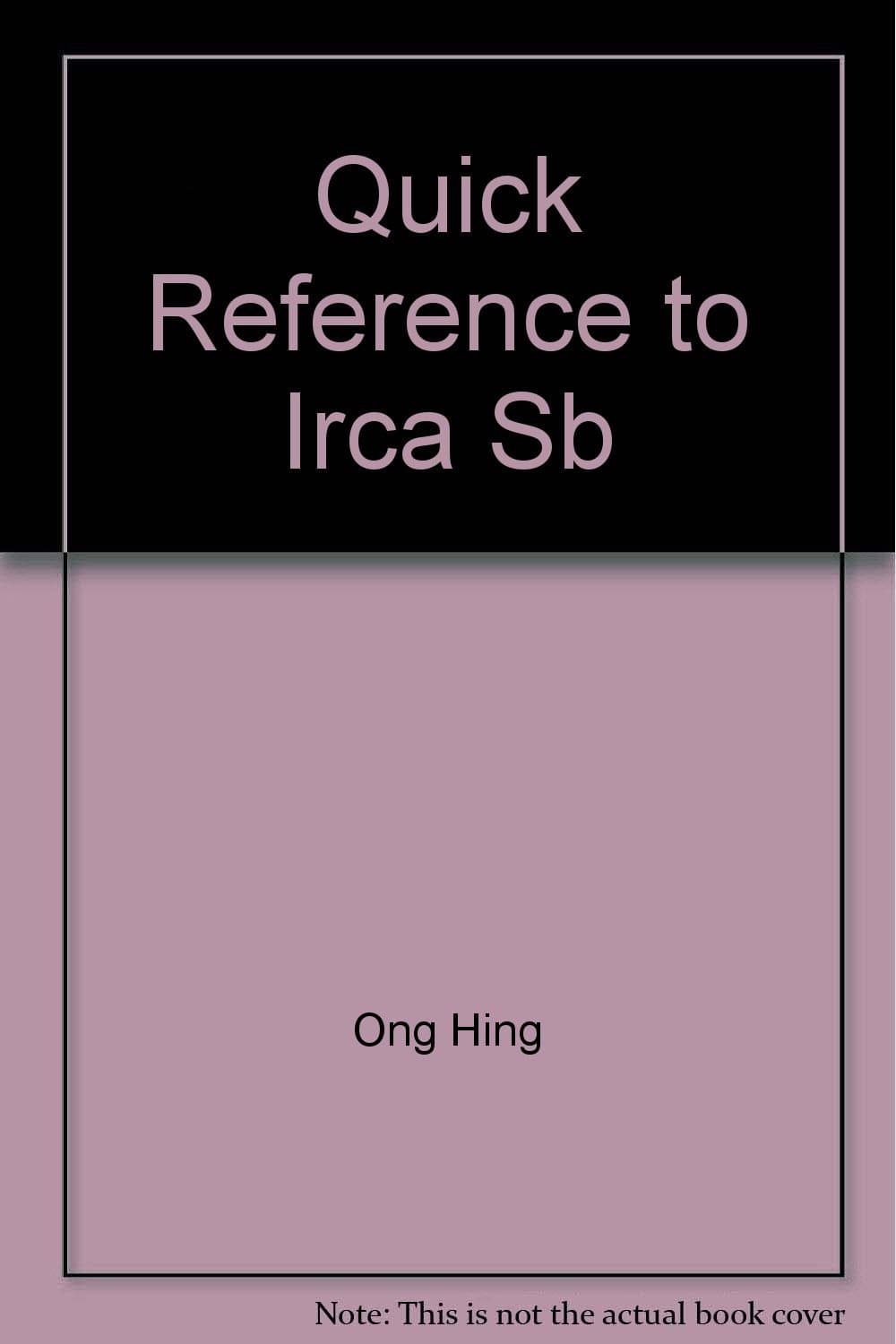 Quick Reference to Irca Sb