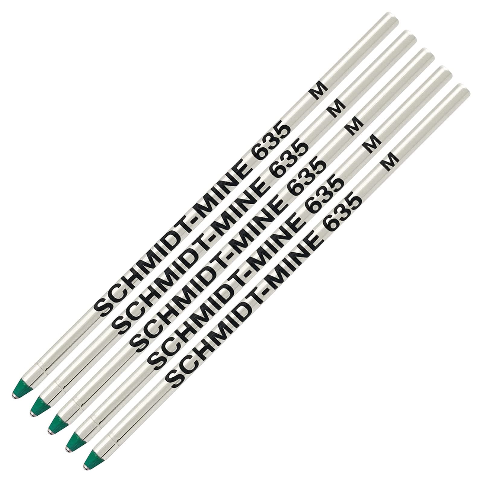 5 Pack - Schmidt 635 Mini D1 Refills - Green
