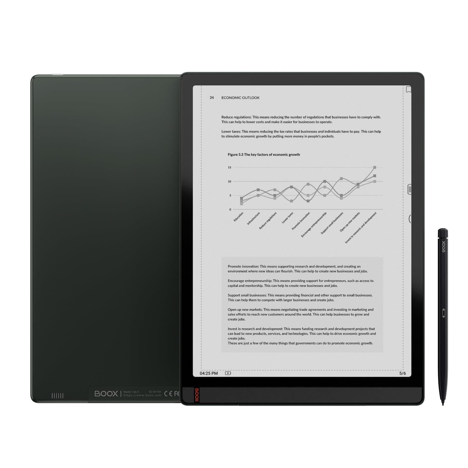 BOOX Tab X 13.3 ePaper Tablet PC - E Ink Digital Paper 6G 128G