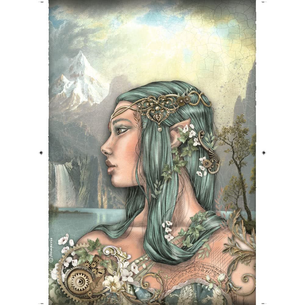 Stamperia Rice Paper-Magic Forest-Amazon, Multicoloured, A4