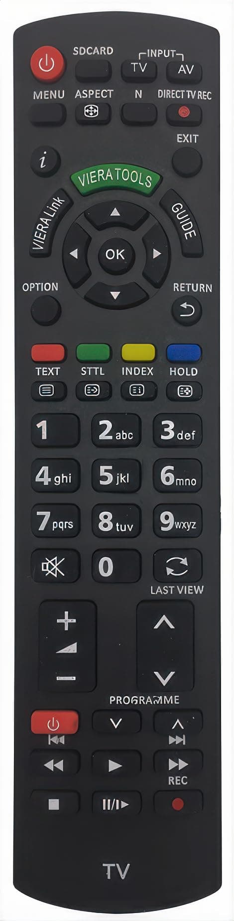 Universal Panasonic TV Remote Control Universal Replacement for ALL Panasonic Smart TV’s - Works Straight Away, No Setup Required - Universal TV Remote Control