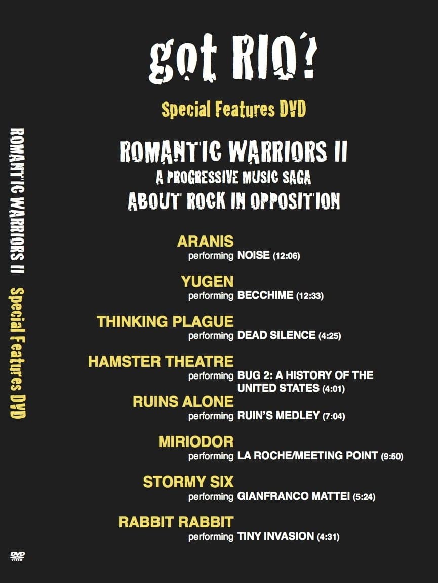 Romantic Warriors II - Special Features DVD