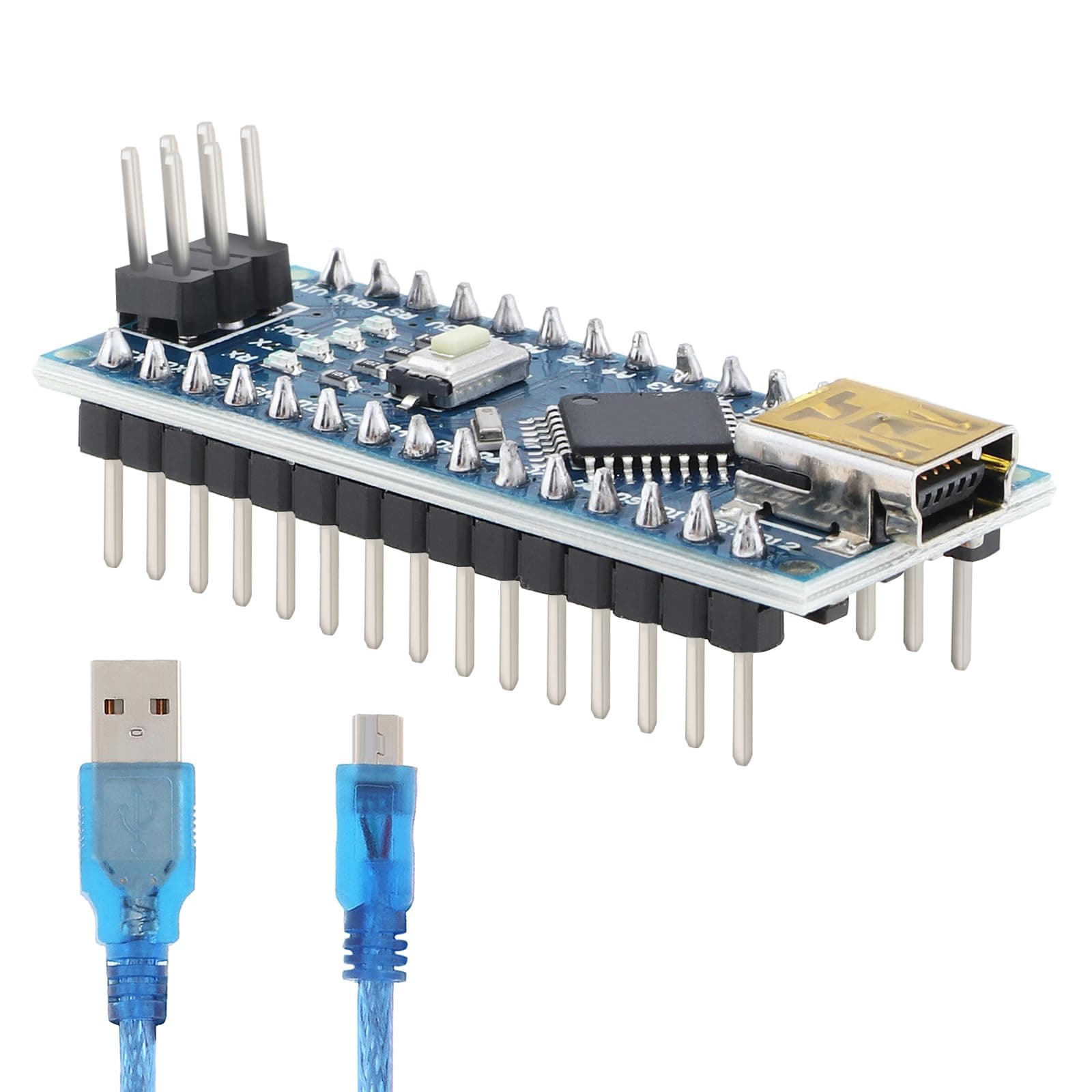 CH340 5V 16M Microcontroller Board with USB Cable Compatible with Arduino Electronics Development Board