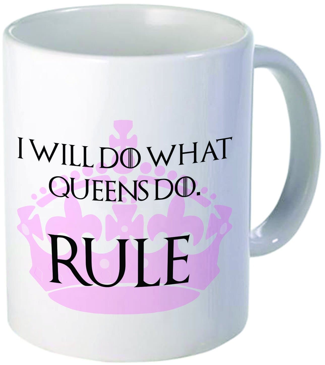 Funny "I will do what Queens do, rule", 11OZ Coffee Mug Novelty, Office, Job. By Aviento