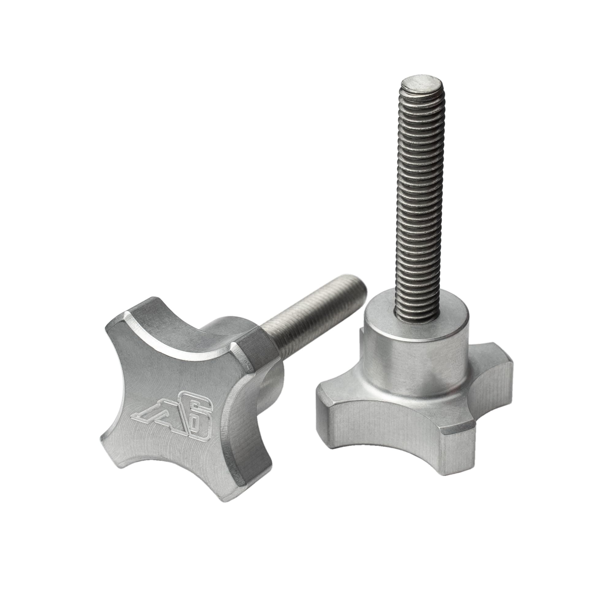 Agency 6 Shovel Mounting Knobs, Pair - 3/8-16 Thread - Made in The USA