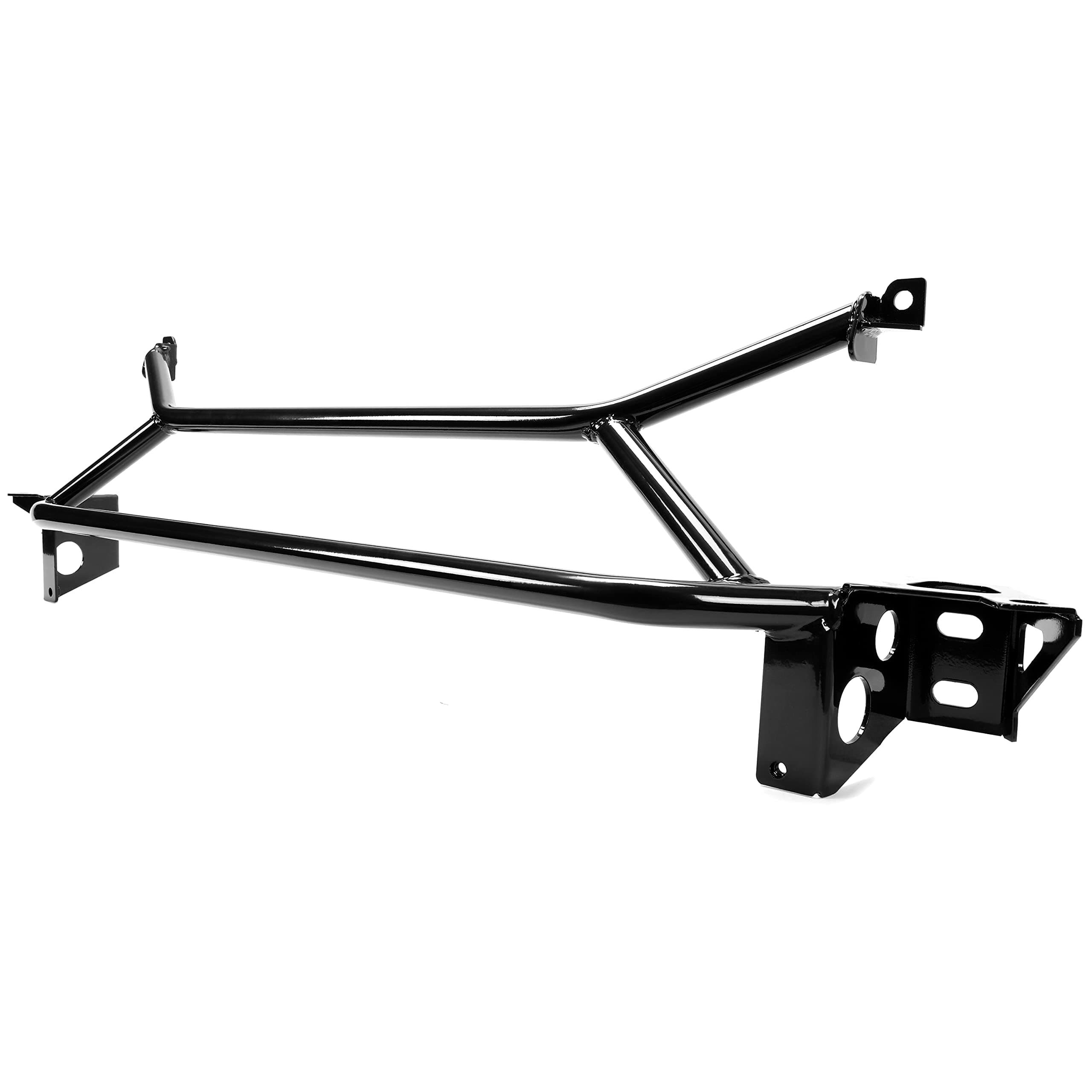 Front Power Brace Front Radiator Support Brace Compatible with 2003-2006 Mitsubishi Evo 7 8 9 Black