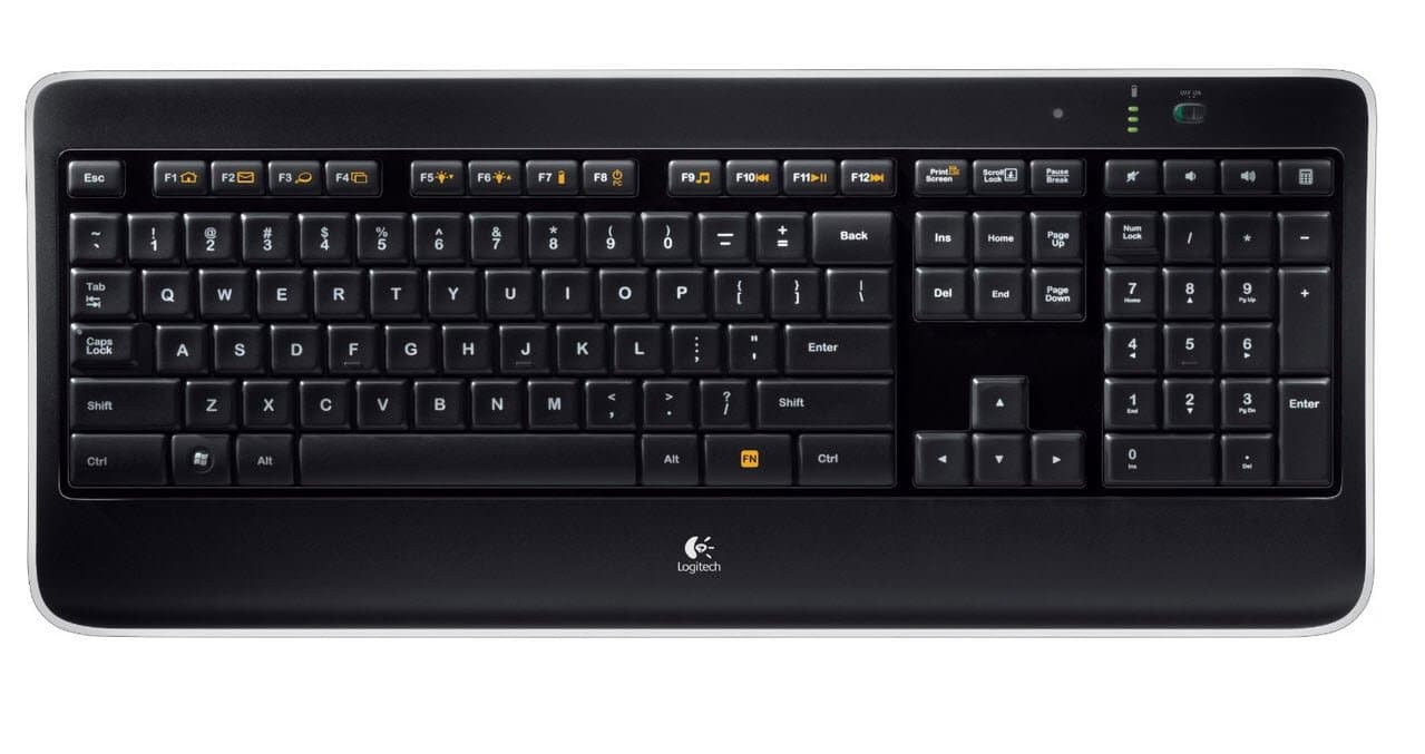 Logitech Wireless Illuminated Keyboard K800