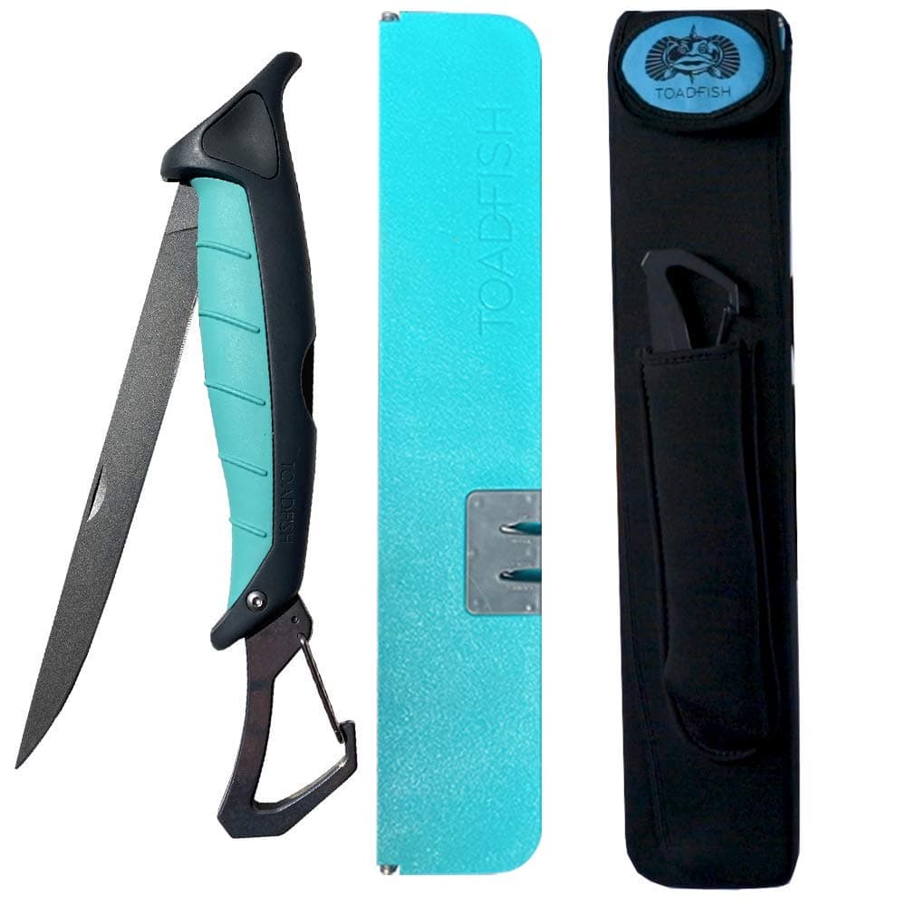 Stowaway Fillet System, 7" Folding Fillet Knife, Regular Size Folding Cutting Board…