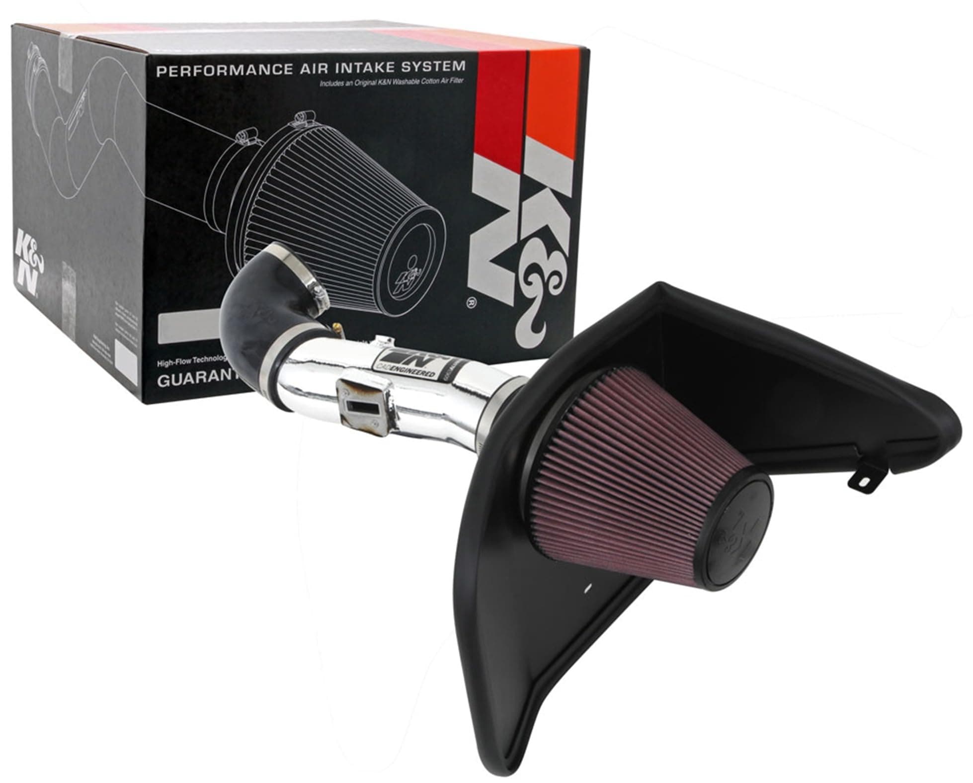 Cold Air Intake System: High-Flow Air Filter, Increase Performance & Acceleration: Compatible with 2012-2015 Chervolet: Camaro, 69-4523TP
