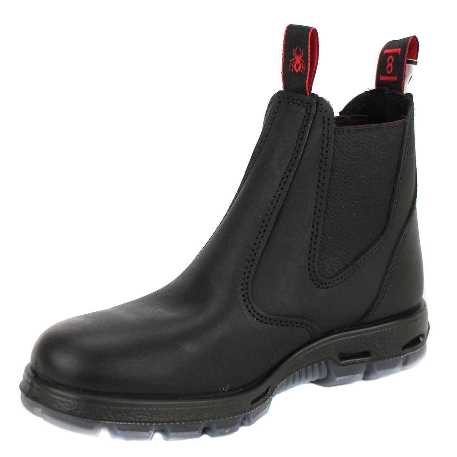 Redback Boots Black Leather Chelsea Boot