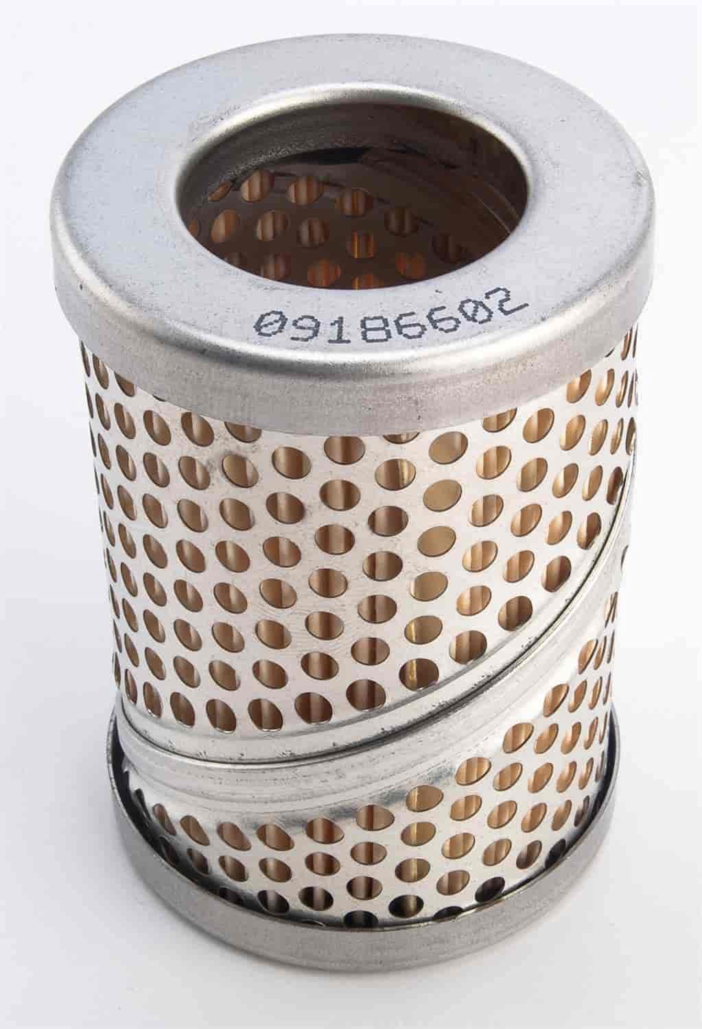 JEGS Barry Grant Replacement Fuel Filter Element | 10 Micron | Made In USA | Fits BG 500 Filter | Replaces Part Numbers 170018 And 170019 | Gasoline Only