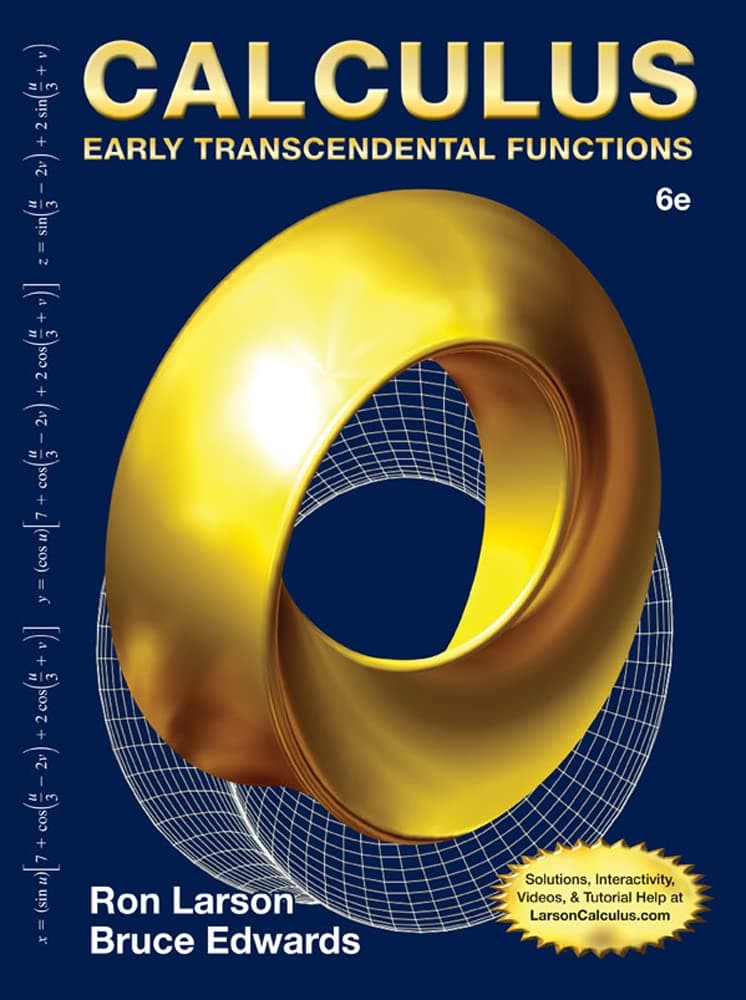 Cengage Learning Calculus: Early Transcendental Functions