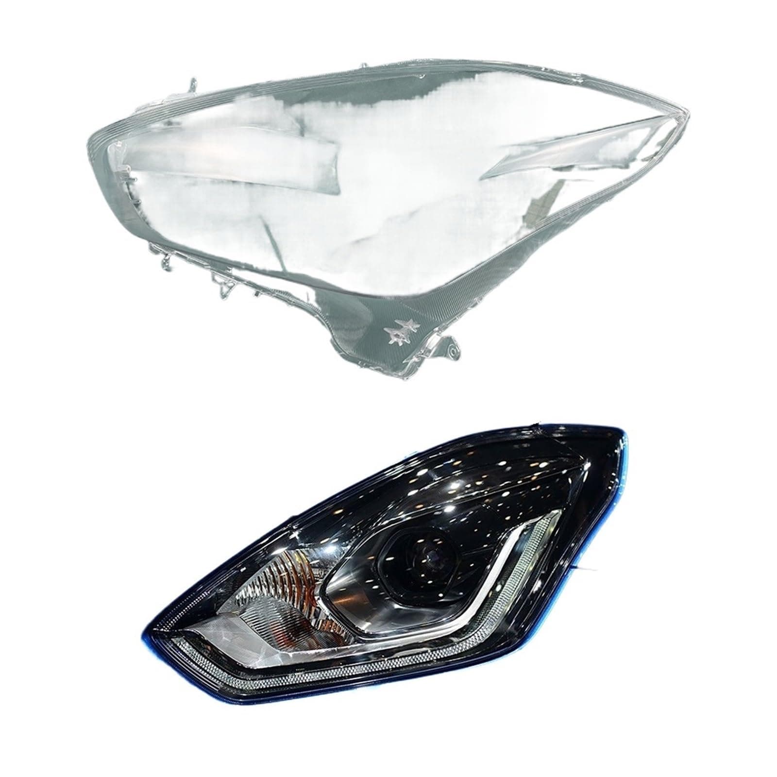 Compatible For Suzuki Compatible For Swift 2018-2022 Front Headlight Cover Transparent Lampshade Lamp Lens Headlamp Shell glass(Left)