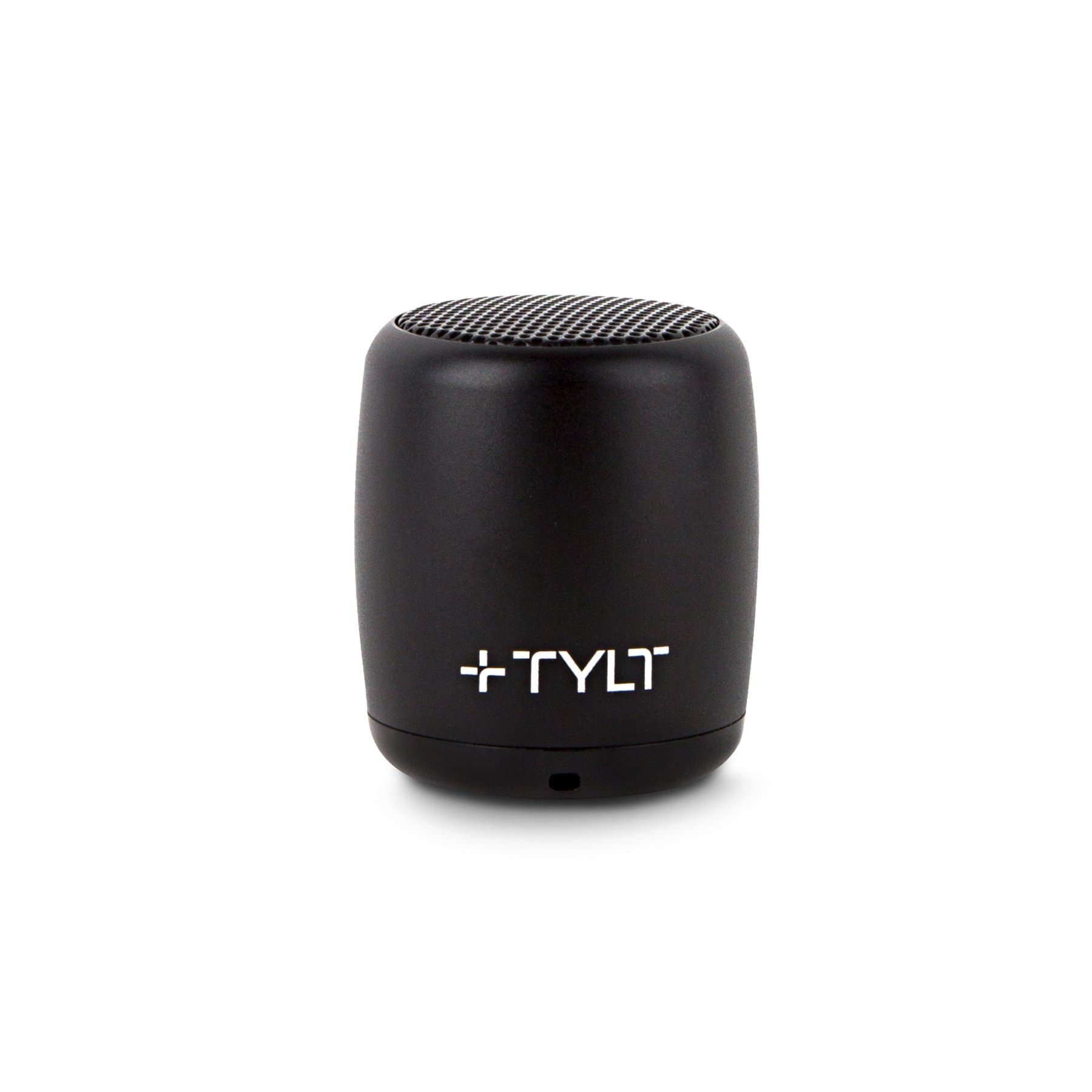 TYLT Mini Boom Bluetooth Speaker (Black) 3W Output on Bluetooth 4.2 & Up to 4 Hours of Playback on One Charge from This Portable Wireless Speaker with Microphone, Includes Micro USB Charging Cord