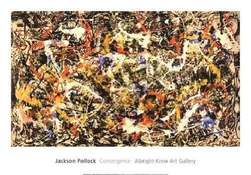 Jackson Pollock - Convergence Art Print