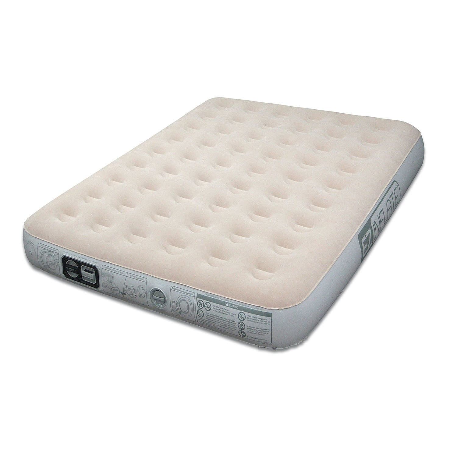 Airbed With Built-in Dry Cell Pump