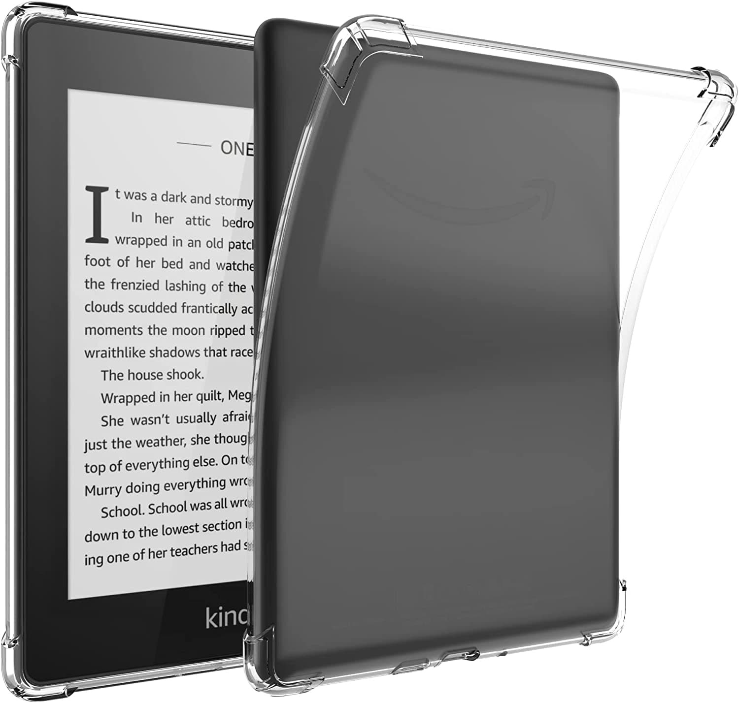 Clear Case for (2019 Release) 6" Kindle 10th Generation, [Lightweight] Silicone Thin Slim Protective Back Cover Skin Bumper for Kindle 10th Gen 2019 (Not Fit Kindle Paperwhite) (Transparent)