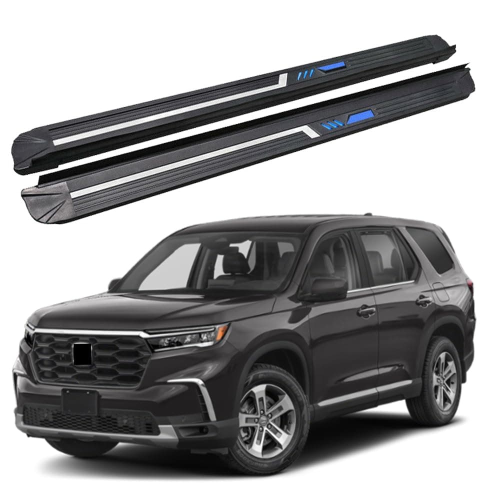 2PCS Fixed Running Boards Side Steps Car Protect Stairs Pedals with Mounted Brackets(fits for Honda New Pilot 2022 2023 2024)