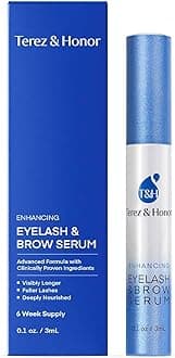 Advanced Eyelash Serum for Thicker, Longer Eyelashes and Eyebrows - Grow Luscious Lashes with Brow Enhancer (3mL)