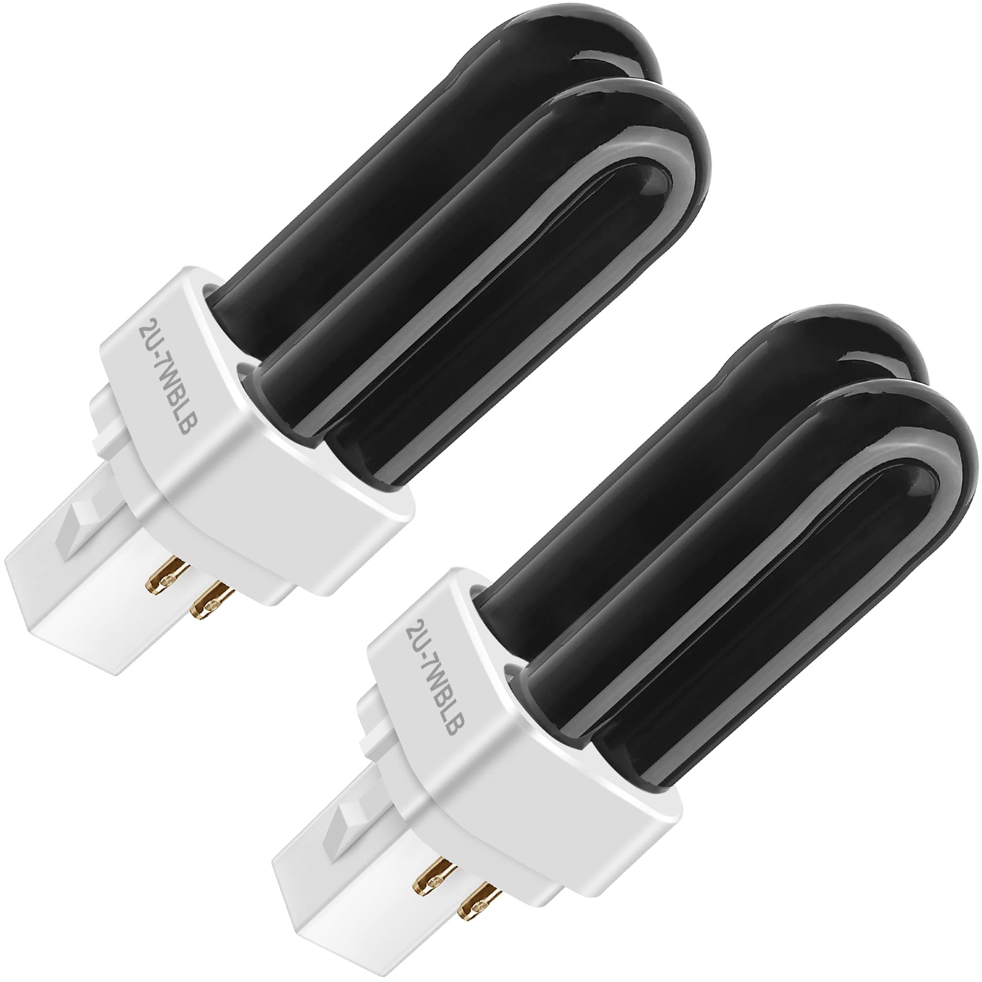 2 Pack Bug Zapper Replacement Fluorescent Bulbs, 41050 Bulbs Compatible with DynaTrap DT1050 DT1100 DT1250, 7W UV Light Ultraviolet Mosquito Killer Lamp, 1/2 Acre Trap Replacement Bulb