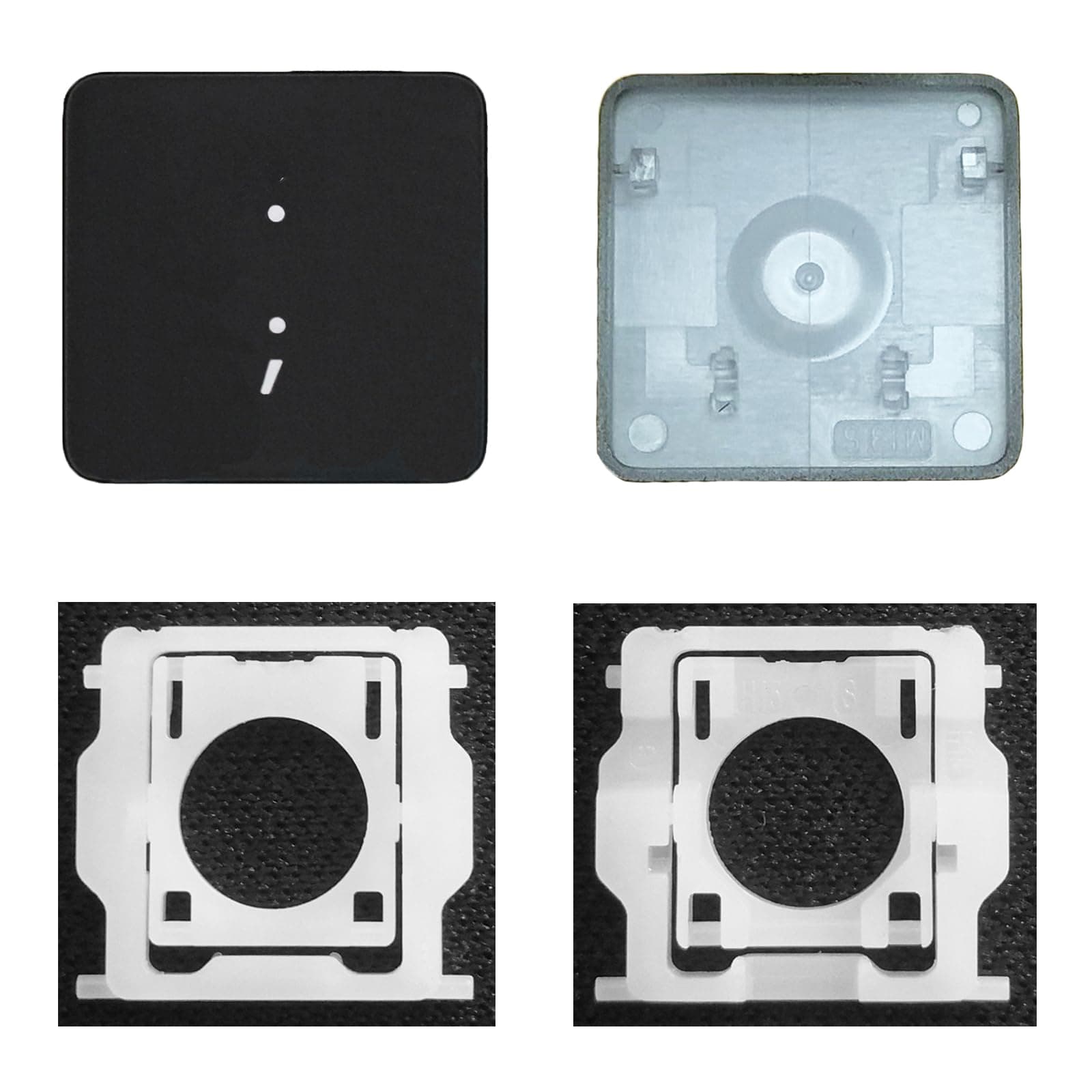 Individual Key Cap with Hinge Replacement for MacBook Pro (M1 M2) A2141 A2251 A2289 A2338 A2442 A2485,Replace for MacBook Air A2179 A2337 A2681 Keyboard Keycap (" ; " Key)