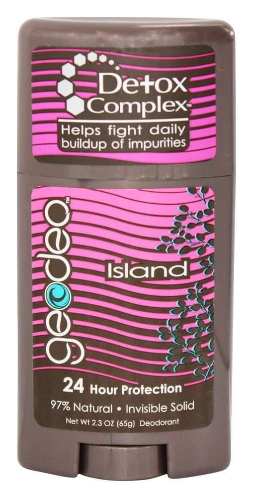 Natural Deodorant Plus with Detox Complex, Invisible Solid, Island, 1 Count