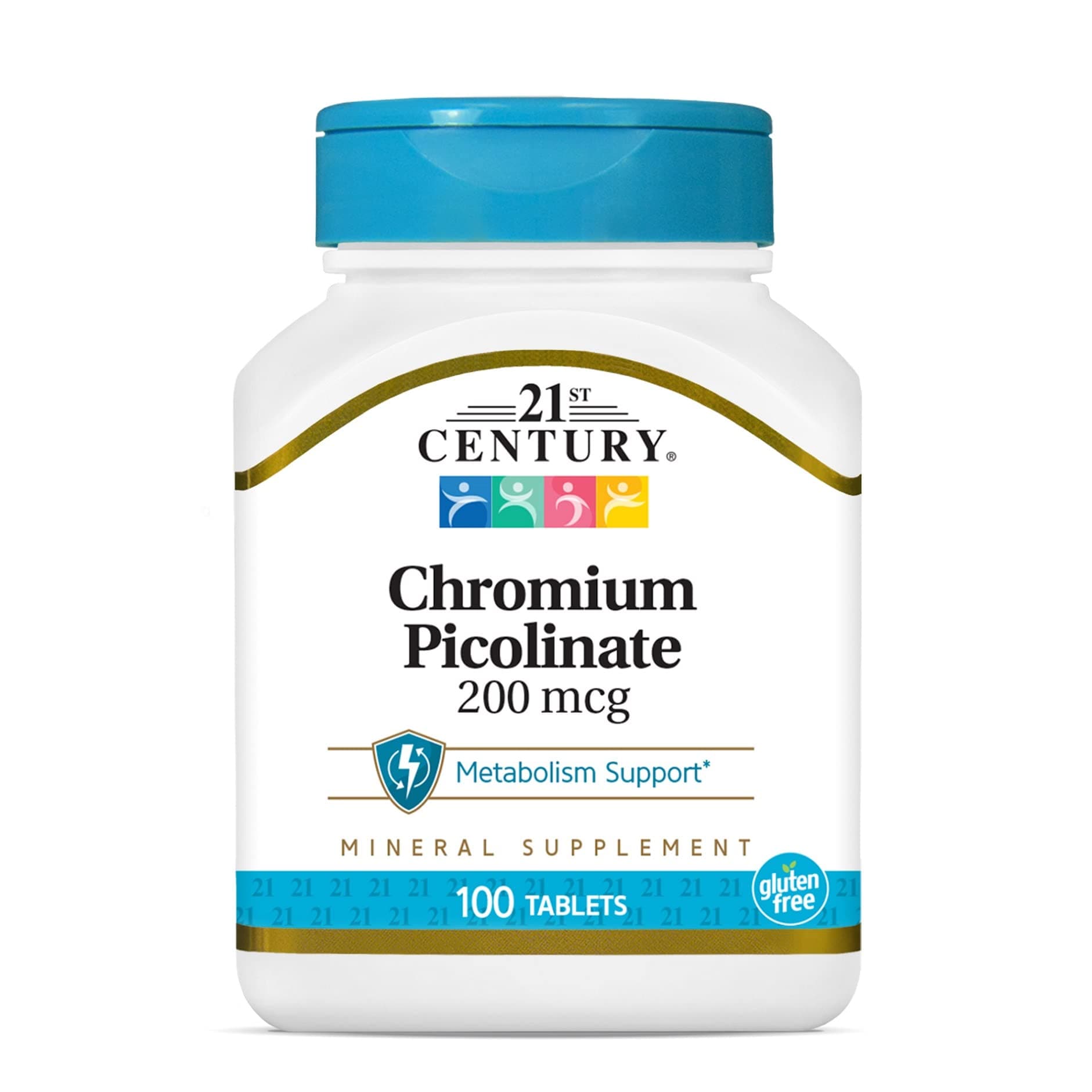 Chromium Picolinate 200 Mcg, 100 Tablets