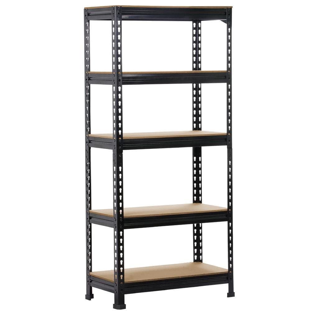Yaheetech 5-Shelf Shelving Unit Storage Rack Corner Shelf Organization Utility Rack Garage Shelves Display Rack for Home Kitchen Living Room Bedroom Office 59.1’’ Height